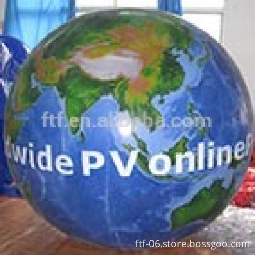 2017 FTF brand Inflatable Advertising Ballon, Customize Planets Inflatable Earth Helium Balloon Wholesale